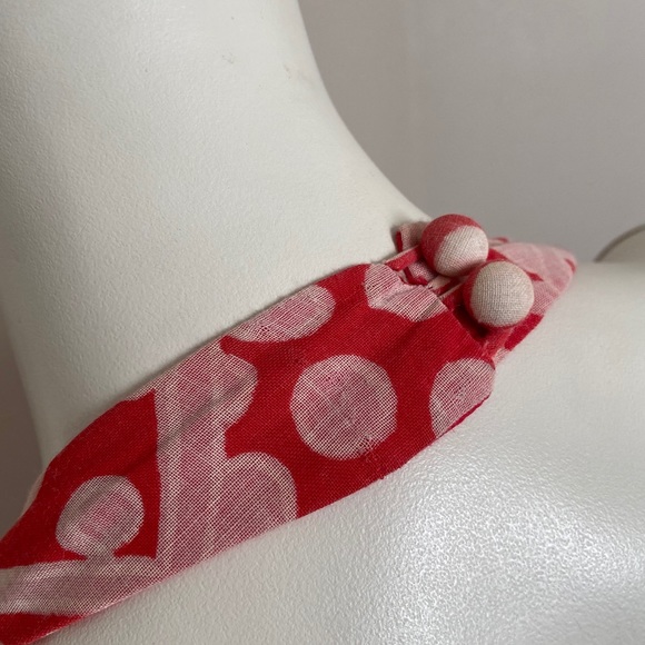 Vintage Edith Flagg red and white halter dress XS - Picture 6 of 13